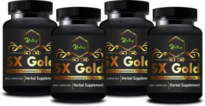 Riffway SX Gold Stamina Booster Capsule Stamina Capsule For Better Strength(4 x 30 Capsules)