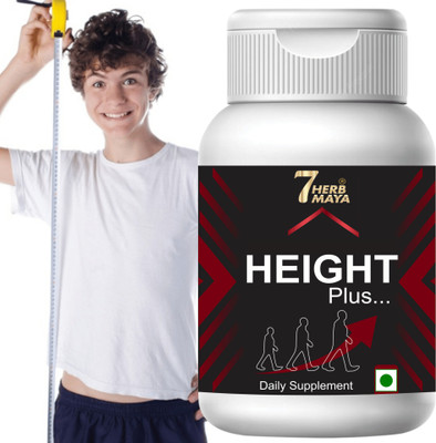 7Herbmaya Ayurvedic Height Growth Medicine/Height Gainer Capsule/Height Growth Tablets(Pack of 2, 120 Capsules)