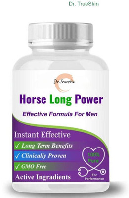 Dr.TrueSkin Horse Long Power Capsule & Oil With Nature’s Power Herbs(30 Capsules)