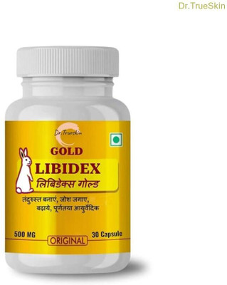 Dr.TrueSkin Libidex Gold Capsules Stimulant Active Life Daily Use Natural(30 Capsules)