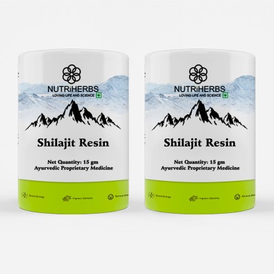 Nutriherbs Pure Himalayan Shilajit Resin for Strength & Stamina Booster - 30g(Pack of 2)