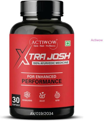 ACTIWOW Xtra Josh Capsules - Energy Without Compromise(30 Capsules)
