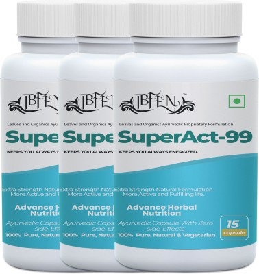 IBFEN Super Act Health Power Capsule For Men - Effective Result & Stay Stress Free(Pack of 3)