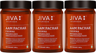 JIVA Aam Pachak Churna - Aids Healthy Digestion -Pack of 3(Pack of 3, 300 g)