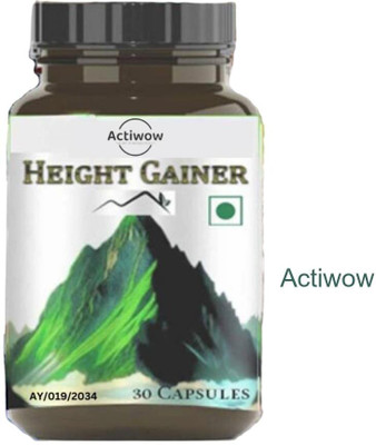 ACTIWOW Height Gainer Capsule for Better Height and Bone Strength(30 Capsules)