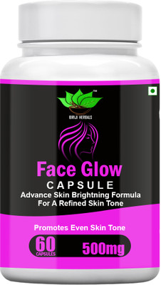 BIRJI HERBALS Face Glow capsule(60 Capsules)