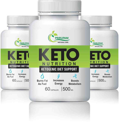 Prirupam Keto Bean Extract for Weight Loss - 60 Cap(Pack of 3, 180 Capsules)