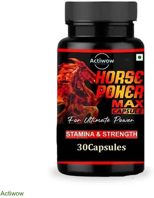 Horse Power Max Capsules Ayurvedic Strength & Performance Capsules X09(30 Capsules)
