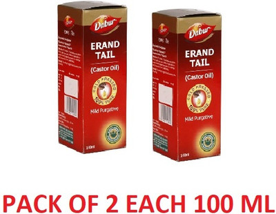 Dabur ErandCastor Tail(2x100ml)(Pack of 2, 200 ml)
