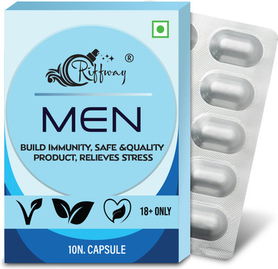Riffway MEN Health Wellness Power Capsule For Men - Recharge Your Energy Levels(10 Capsules)