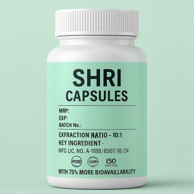 Shri Tulsi Tablets Capsules Pack of 60 Capsules(60 Capsules)