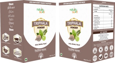 Nature Sure Triphala Powder 100g+100g with Raw Honey 50g+50g(Pack of 2)