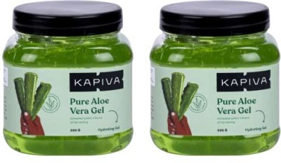 Kapiva Pure Aloe Vera Gel | For Face & Hair | Hydrating, Moisturizing Skin(1000 g)