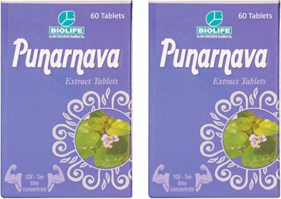 Bio Life PUNARNAVA EXTRACT TAB pack of 2(Pack of 2)