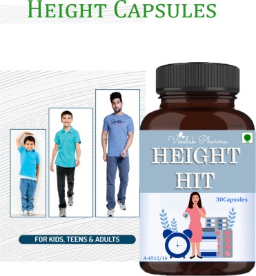 visalak pharma Height Hit tab-lets Helps To Grow Longer For Kids Men-Women