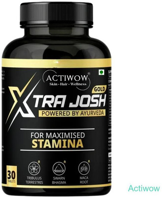 ACTIWOW Xtra Josh Gold Capsules - Herbal Wake-Up Boost(30 Capsules)