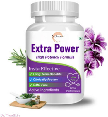 Dr.TrueSkin Extra Power Capsules To Recharge Male Energy Daily(30 Capsules)
