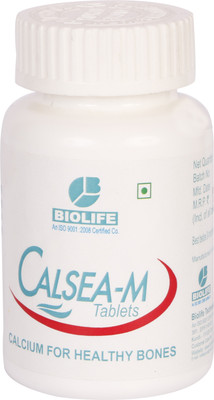 BIOLIFE CALSEA - M (Calcuim tablets) pack of 1(60 Tablets)