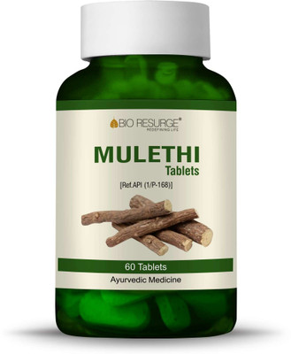 Bio Resurge Mulethi Herb Tablet | for Re(60 Tablets)