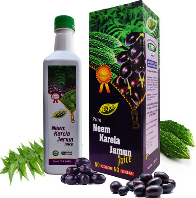 Ekjot Neem Karela Jamun Juice - For Maintaining Blood Sugar Levels(500 ml)