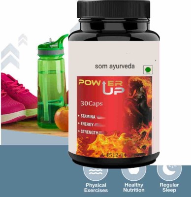 SOM AYURVEDA Power Up Capsules Ayurvedic Tablet