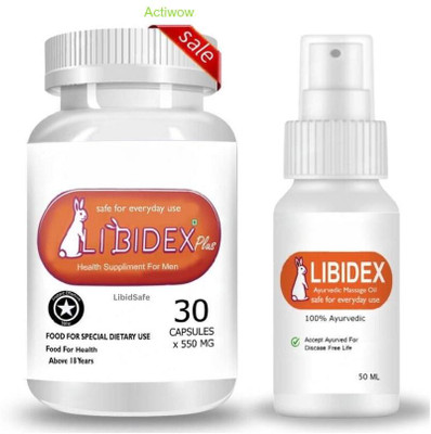 libidex Capsule & Oil For Natural Power Drive X11(30 Capsules)