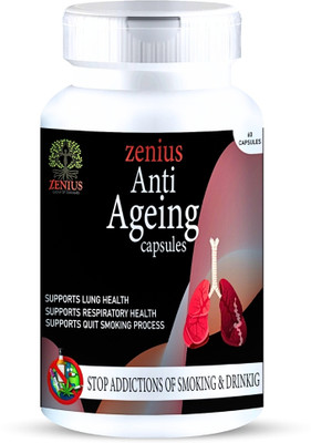 Zenius Anti Ageing Nasha Mukti Capsule Help to Stop Alcohol , Drinking & Smoking(60 Capsules)