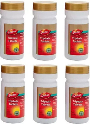 Dabur Triphala Tablets(Pack of 6, 60 Tablets)