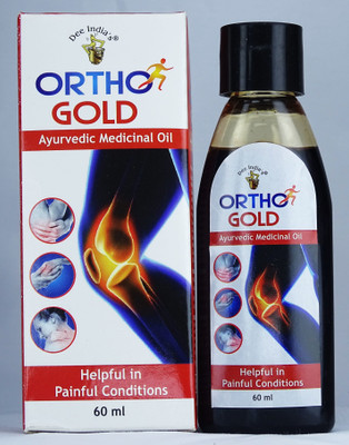 DEE INDIA HERBALS Ortho Gold Ayurvedic Medicine Oil (60 ml) Liquid(2 x 5 ml)