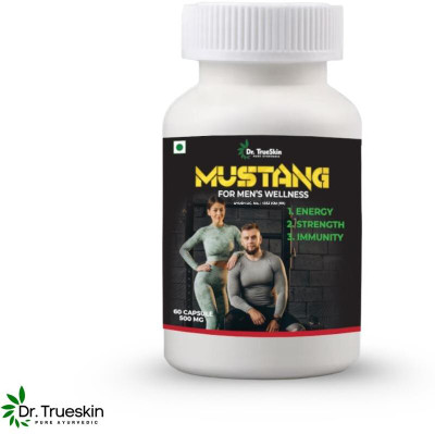 Dr.TrueSkin Mustang Daily Men’s Vitality Force 60 Capsules(60 Capsules)