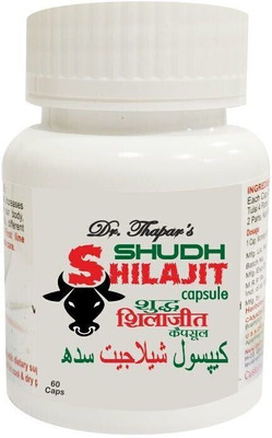 Dr. Thapar's Shilajeet SHUDH Capsule(Pack of 60, 500 mg)