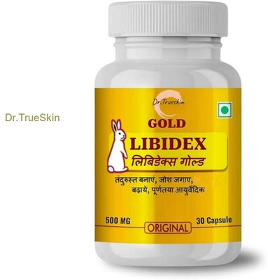 Dr.TrueSkin Libidex Gold Capsules Active Life Potency Support Energy(30 Capsules)