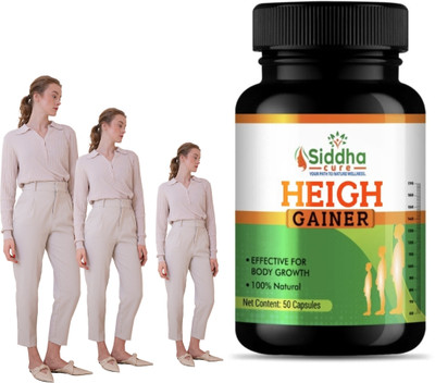 Siddha cure High Gainer for looking long and fitness(50 Capsules)