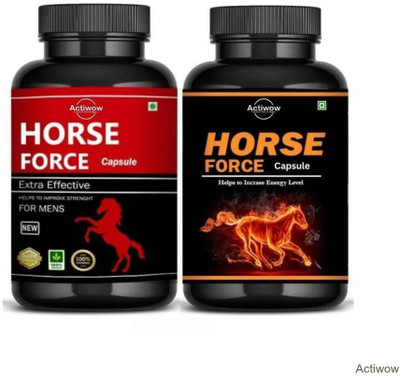 ACTIWOW Horse Force Capsule Combo Herbal Immunity Every Day F06(30 Capsules)