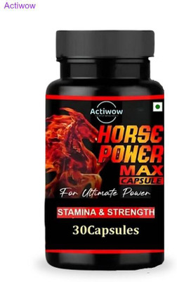 Horse Power Max Capsules Ayurvedic Remedy for Performance Support X09(30 Capsules)