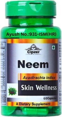 CIPZER Neem Capsule | Natural Blood Purifier and Skin Health Booster