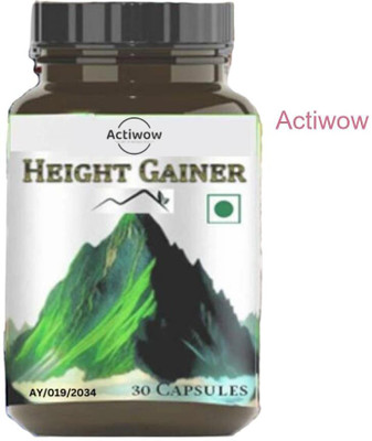 ACTIWOW Height Gainer Capsule for Increased Height and Bone Strength(30 Capsules)