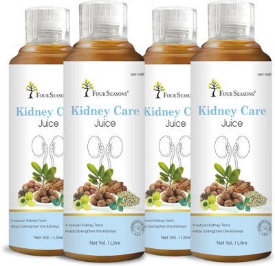 Four Seasons KIDNEY CARE JUICE | Cleanses Kidney and Urinary Bladder(Pack of 4, 1000 ml)
