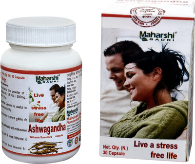 Maharshi BADRI Ashwagandha Capsule 30 CAP(30 Capsules)