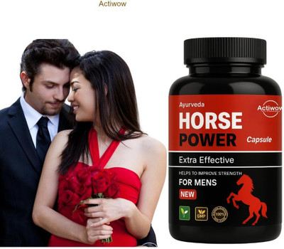 ACTIWOW Horse Power Capsule strength complex for man UEY90 B02(30 Capsules)