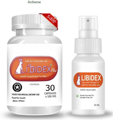 libidex Capsule & Oil For Total Body Strength F23(30 Capsules)