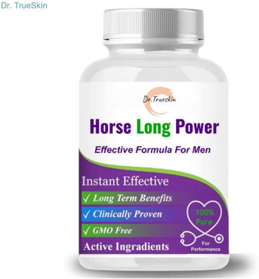 Dr.TrueSkin Horse Long Power Capsule & Oil To Support Strength and Vitality(30 Capsules)