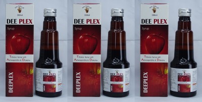 DEE INDIA HERBALS DEE- PLEX Iron Tonic Syrup ( 200 Ml )(Pack of 3)