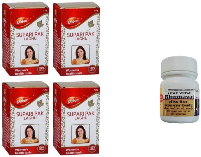 Dabur Supari Pak for Women health With Leaf Rhumawat 30 Tab(Pack of 5)