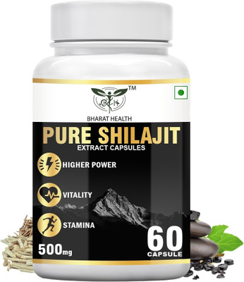 BHARAT HEALTH PURE SHILAJIT EXTRACT CAPSULE(60 Capsules)