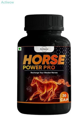 ACTIWOW Horse Power Pro Capsule Fights fatigue & boosts combo power DFE35E(30 Capsules)