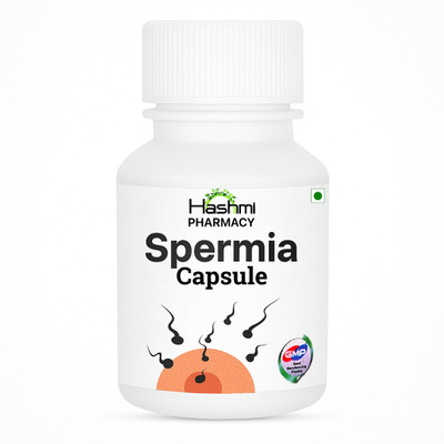 Hashmi Pharmacy Spermia Capsule For Men Reproductive Health | Male fertility & Vitality Capsule(20 Capsules)