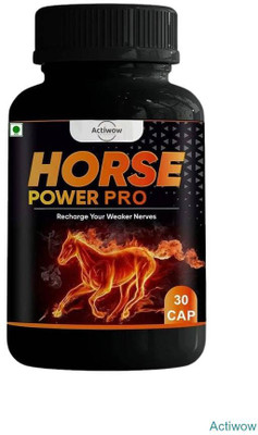 ACTIWOW Horse Power Pro Capsule Vitality formula for men A01(30 Capsules)