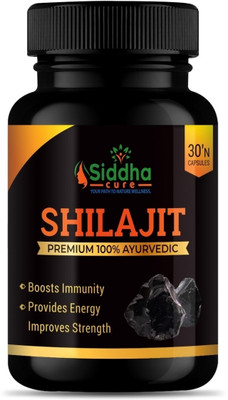 Siddha cure Shilajit capsule for stamina(30 Capsules)