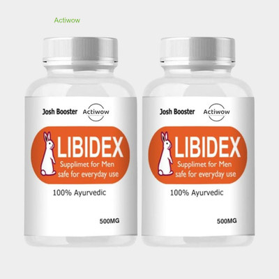 ACTIWOW Libidex Capsules - Men's Vitality & Stamina Enhancer(Pack of 2, 60 Capsules)